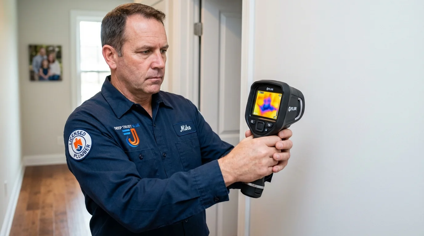 Thermal imaging leak detection by Johns Plumbing LLC in Talladega